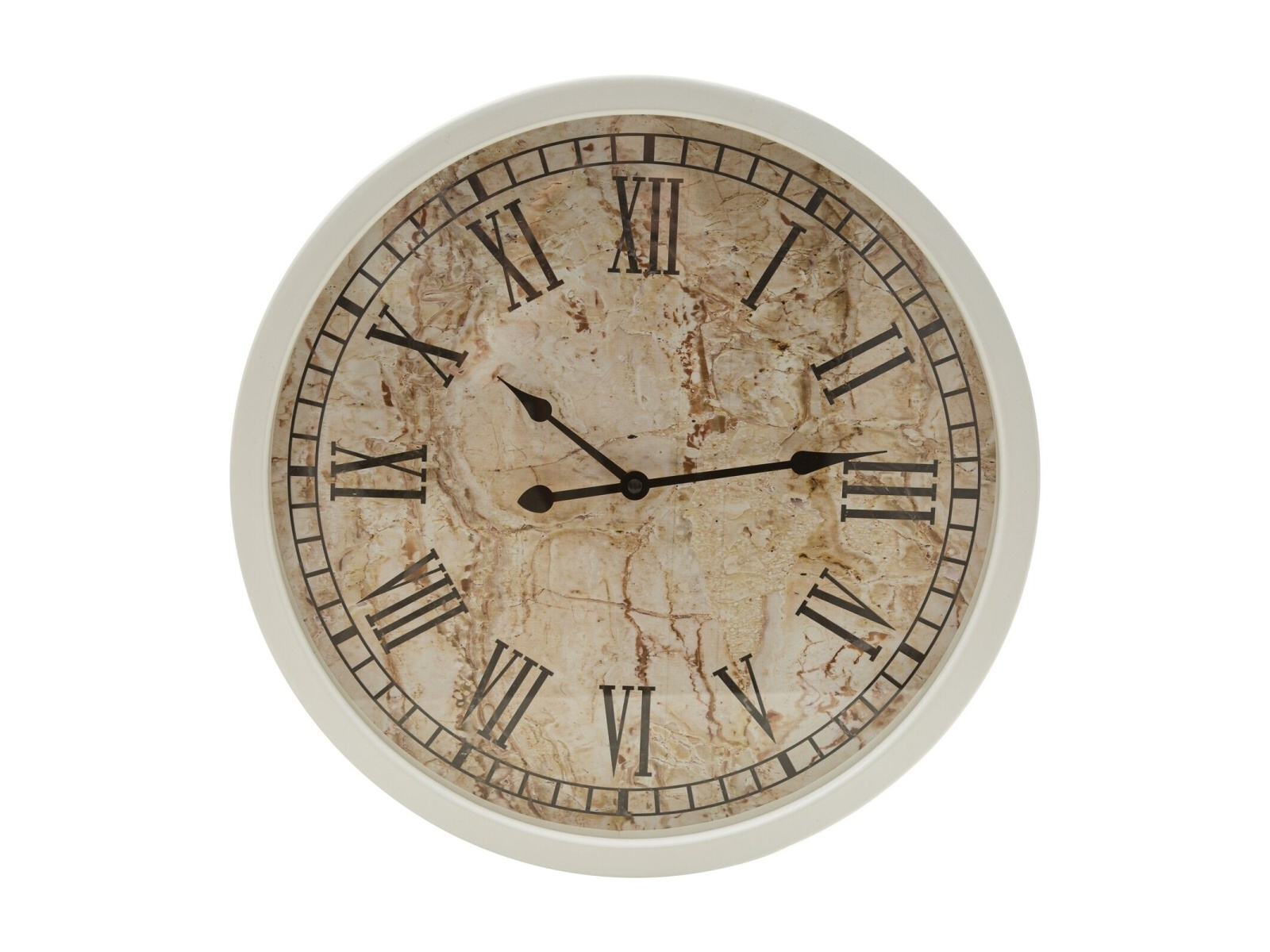 Retro nástenné hodiny s rímskymi číslami, 40 cm